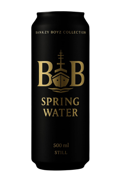 500ml Sleek Bankzy Boyz Canned Water